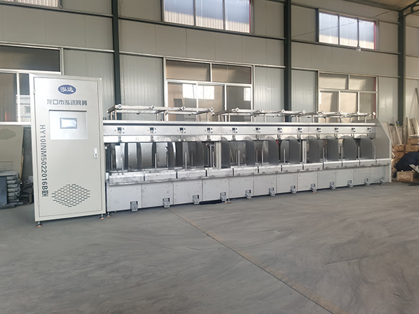 Vertical winding and twisting machine